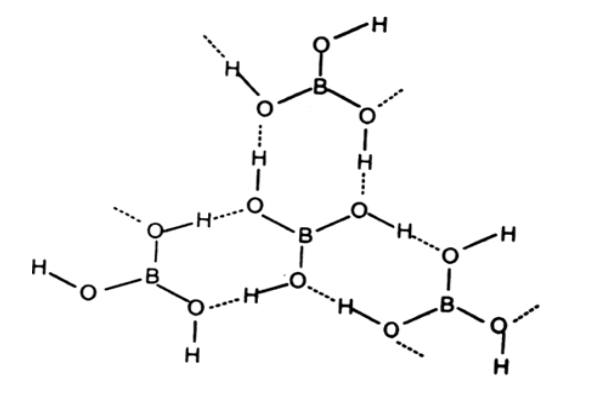 hydrogen bonds.